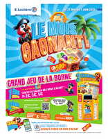 Le mois gagnant 2 chez Leclerc Valable du 27 mai au 07 juin 2025