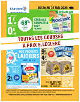 Tout ce qui compte pour vous chez Leclerc Valable du 20 au 31 mai 2025