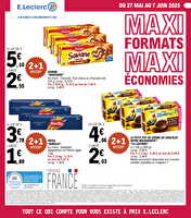 Maxi format maxi economies chez Leclerc Valable du 27 mai au 07 juin 2025