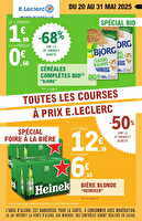 Tout ce qui compte pour vous chez Leclerc Valable du 20 au 31 mai 2025