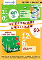 Tout ce qui compte pour vous chez Leclerc Valable du 20 au 31 mai 2025