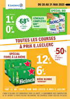 Tout ce qui compte pour vous chez Leclerc Valable du 20 au 31 mai 2025