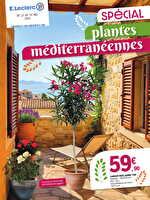 Plantes mediteraneennes chez Leclerc Valable du 13 au 24 mai 2025