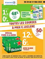 Tout ce qui compte pour vous des magasins Leclerc Valable du 20 au 31 mai 2025
