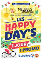 Annniversaire meubles chez Leclerc Valable du 16 au 24 mai 2025