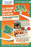 Alliances locales des magasins Leclerc Valable du 01 au 12 juillet 2025