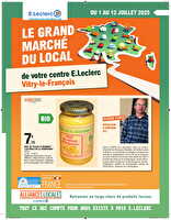 Temps fort local digital  des magasins Leclerc Valable du 01 au 12 juillet 2025