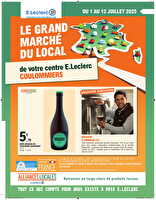Temps fort local digital  des magasins Leclerc Valable du 01 au 12 juillet 2025