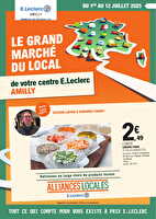 Alliances locales 25m005 chez Leclerc Valable du 01 au 12 juillet 2025