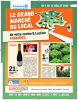 Temps fort local digital  des magasins Leclerc Valable du 01 au 12 juillet 2025