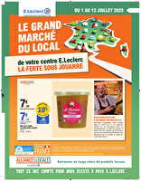 Temps fort local digital  des magasins Leclerc Valable du 01 au 12 juillet 2025