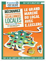 Op marche local des magasins Leclerc Valable du 01 au 12 juillet 2025