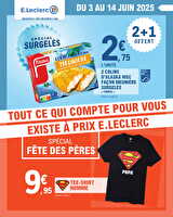 Depenser moins 11 chez Leclerc Valable du 03 au 14 juin 2025