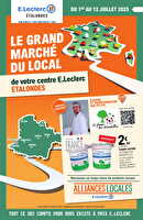 Alliances locales des magasins Leclerc Valable du 01 au 12 juillet 2025