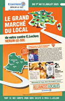 Alliances locales des magasins Leclerc Valable du 01 au 12 juillet 2025