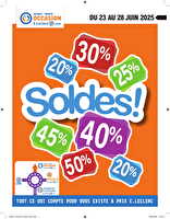Soldes ete occasion chez Leclerc Valable du 23 au 28 juin 2025