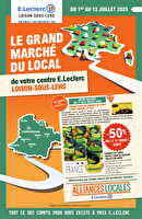 Alliances locales des magasins Leclerc Valable du 01 au 12 juillet 2025