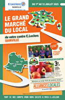 Alliances locales chez Leclerc Valable du 01 au 12 juillet 2025