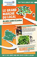 Alliances locales chez Leclerc Valable du 01 au 12 juillet 2025