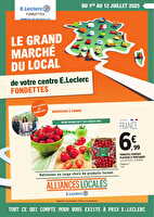 Catalogue alliances locales  chez Leclerc Valable du 01 au 12 juillet 2025