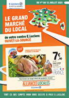 Alliances locales  chez Leclerc Valable du 01 au 12 juillet 2025