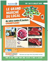 Temps fort local digital  chez Leclerc Valable du 01 au 12 juillet 2025