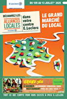 Le grand marché du local des magasins Leclerc Valable du 01 au 13 juillet 2025