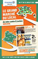 Alliances locales des magasins Leclerc Valable du 01 au 12 juillet 2025