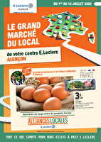 Catalogue alliances locales  chez Leclerc Valable du 01 au 12 juillet 2025
