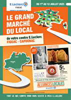 Alliances locales figeac chez Leclerc Valable du 01 au 12 juillet 2025