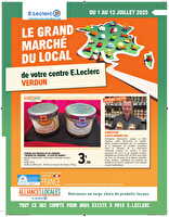 Temps fort local digital  chez Leclerc Valable du 01 au 12 juillet 2025