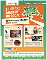 Temps fort local digital  chez Leclerc Valable du 01 au 12 juillet 2025