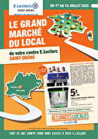 Alliances locales saint orens chez Leclerc Valable du 01 au 12 juillet 2025