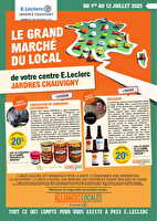 Grand marche du local chez Leclerc Valable du 01 au 12 juillet 2025