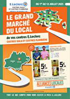 Grand marché du local  chez Leclerc Valable du 01 au 12 juillet 2025