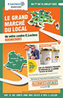 Alliances locales des magasins Leclerc Valable du 01 au 12 juillet 2025