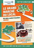 Alliances locales limoux chez Leclerc Valable du 01 au 12 juillet 2025