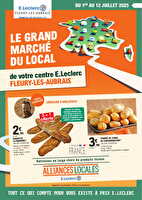 Catalogue alliances locales  des magasins Leclerc Valable du 01 au 12 juillet 2025