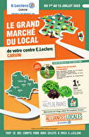 Alliances locales des magasins Leclerc Valable du 01 au 12 juillet 2025