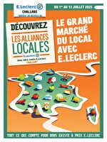 Grand marche du local chez Leclerc Valable du 01 au 12 juillet 2025
