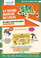 Catalogue alliances locales  chez Leclerc Valable du 01 au 12 juillet 2025