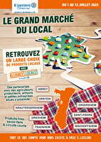 Alliances locales des magasins Leclerc Valable du 01 au 12 juillet 2025