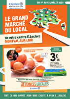 Catalogue alliances locales  chez Leclerc Valable du 01 au 12 juillet 2025