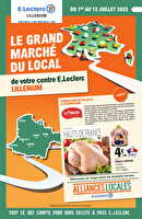 Alliances locales des magasins Leclerc Valable du 01 au 12 juillet 2025