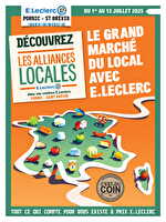Grand marche du local des magasins Leclerc Valable du 01 au 12 juillet 2025