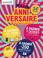 Anniversaire magasin chez Leclerc Valable du 10 au 21 juin 2025