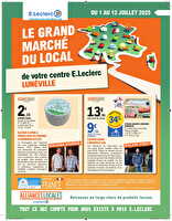 Temps fort local digital  des magasins Leclerc Valable du 01 au 12 juillet 2025