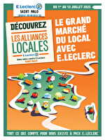 Alliances locales chez Leclerc Valable du 01 au 12 juillet 2025