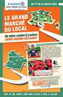 Alliances locales des magasins Leclerc Valable du 01 au 12 juillet 2025
