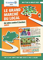 Grand marché du local  chez Leclerc Valable du 01 au 12 juillet 2025